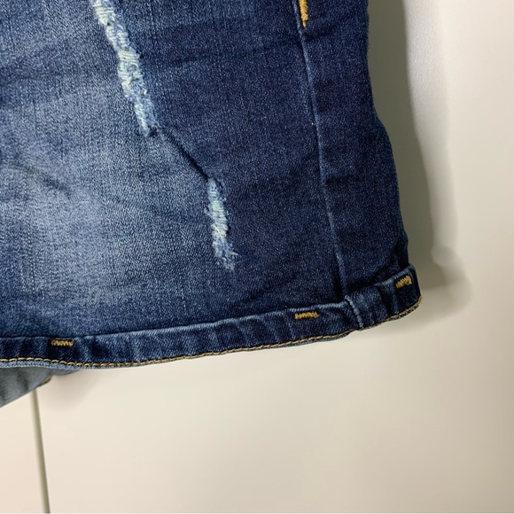 Bullhead Super High Rise Shorty Denim Shorts - Picture 3 of 11